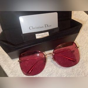Christian Dior women's stellaire 62mm sunglasses (pink lens)